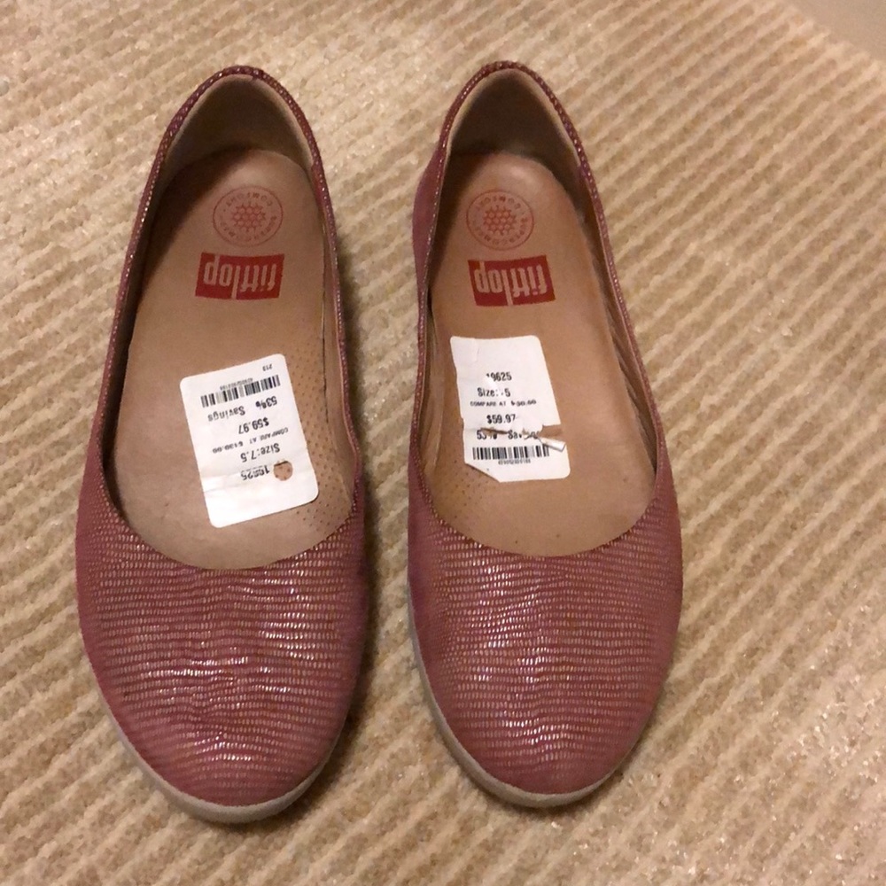 Pink FitFlop ballet flats